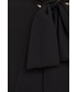Koszula Michael Michael Kors MICHAEL Michael Kors koszula damska kolor czarny regular z wiązanym dekoltem