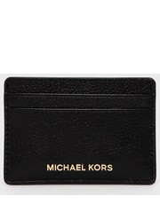Portfel MICHAEL Michael Kors etui na karty skórzane damski kolor czarny - Answear.com Michael Michael Kors