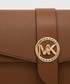 Listonoszka Michael Michael Kors MICHAEL Michael Kors torebka skórzana kolor brązowy