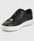 Sneakersy Michael Michael Kors MICHAEL Michael Kors buty skórzane IRVING LACE UP kolor czarny