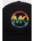 Czapka Michael Michael Kors MICHAEL Michael Kors czapka kolor czarny z aplikacją