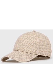 Czapka MICHAEL Michael Kors czapka kolor beżowy wzorzysta - Answear.com Michael Michael Kors