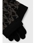 Rękawiczki Michael Michael Kors MICHAEL Michael Kors rękawiczki z domieszką wełny damskie kolor czarny