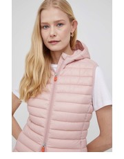 Kamizelka bezrękawnik damski kolor różowy zimowy - Answear.com Save The Duck