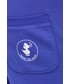 Spodnie Save The Duck szorty kolor fioletowy z nadrukiem
