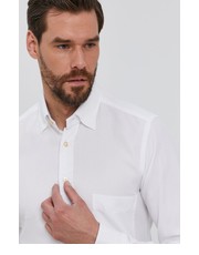 Koszula męska Koszula bawełniana męska kolor biały slim z kołnierzykiem button-down - Answear.com Emanuel Berg