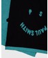 Szalik męski Ps Paul Smith PS Paul Smith szalik z domieszką wełny kolor czarny wzorzysty