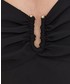 Sukienka Nissa sukienka kolor czarny midi rozkloszowana
