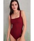 Strój kąpielowy Women Secret womensecret strój kąpielowy kolor czerwony lekko usztywniona miseczka