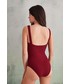 Strój kąpielowy Women Secret womensecret strój kąpielowy kolor czerwony lekko usztywniona miseczka