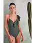 Strój kąpielowy Women Secret womensecret strój kąpielowy kolor zielony usztywniona miseczka