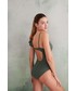 Strój kąpielowy Women Secret womensecret strój kąpielowy kolor zielony usztywniona miseczka