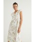 Piżama Women Secret womensecret koszula piżamowa Daily Floral damska kolor biały bawełniana