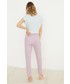 Piżama Women Secret womensecret spodnie piżamowe  Minerals damskie kolor fioletowy