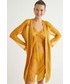 Piżama Women Secret womensecret szlafrok SUMMER SENSE kolor pomarańczowy