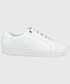 Sneakersy męskie Paul&Shark buty skórzane kolor biały
