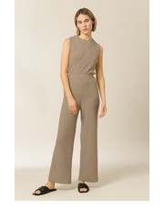 Spodnie Spodnie damskie kolor różowy szerokie high waist - Answear.com Ivy & Oak