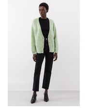Sweter Kardigan damski kolor zielony lekki - Answear.com Ivy & Oak