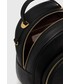 Plecak Coccinelle plecak skórzany damski kolor czarny mały gładki