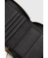 Portfel Coccinelle portfel skórzany damski kolor czarny