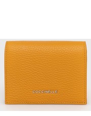 Portfel portfel skórzany damski kolor pomarańczowy - Answear.com Coccinelle