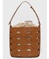 Shopper bag Coccinelle torebka kolor brązowy