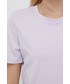 Bluzka Jdy T-shirt bawełniany kolor fioletowy