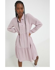 Sukienka sukienka kolor fioletowy mini rozkloszowana - Answear.com Jdy