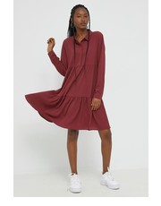 Sukienka sukienka kolor bordowy mini rozkloszowana - Answear.com Jdy