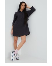 Sukienka sukienka bawełniana kolor szary mini rozkloszowana - Answear.com Jdy