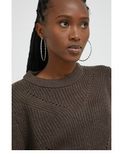Sweter sweter damski kolor brązowy lekki - Answear.com Jdy