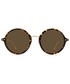 Okulary Isabel Marant okulary przeciwsłoneczne damskie kolor złoty