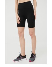 Spodnie szorty sportowe Fastray damskie kolor czarny gładkie high waist - Answear.com Icebreaker