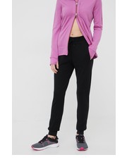 Spodnie spodnie dresowe wełniane damskie kolor czarny gładkie - Answear.com Icebreaker