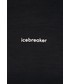 Bluza Icebreaker bluza sportowa Cool-Lite damska kolor czarny z kapturem gładka