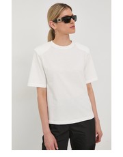 Bluzka t-shirt bawełniany kolor biały - Answear.com Birgitte Herskind