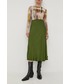 Spódnica Birgitte Herskind spódnica kolor zielony midi rozkloszowana