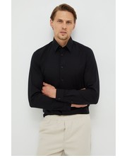 Koszula męska koszula męska kolor czarny regular z kołnierzykiem klasycznym - Answear.com Drykorn