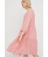 Sukienka Drykorn sukienka kolor różowy mini rozkloszowana