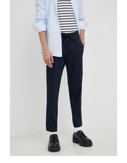 Spodnie męskie spodnie męskie kolor granatowy dopasowane - Answear.com Drykorn