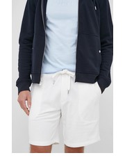 Krótkie spodenki męskie szorty męskie kolor biały - Answear.com Drykorn
