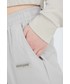 Spodnie Sixth June spodnie bawełniane damskie kolor szary fason cargo high waist
