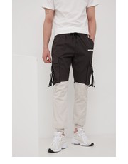 Spodnie męskie spodnie bawełniane męskie kolor szary joggery - Answear.com Sixth June