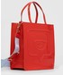 Shopper bag Chiara Ferragni torebka kolor czerwony