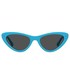 Okulary Chiara Ferragni okulary przeciwsłoneczne damskie kolor turkusowy