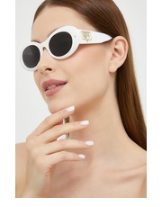 Okulary okulary przeciwsłoneczne damskie kolor biały - Answear.com Chiara Ferragni