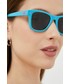 Okulary Chiara Ferragni okulary przeciwsłoneczne damskie kolor turkusowy