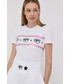 Bluzka Chiara Ferragni T-shirt bawełniany kolor biały