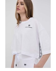 Bluzka t-shirt bawełniany kolor biały - Answear.com Chiara Ferragni
