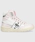 Sneakersy Chiara Ferragni sneakersy skórzane Cf1 High kolor różowy